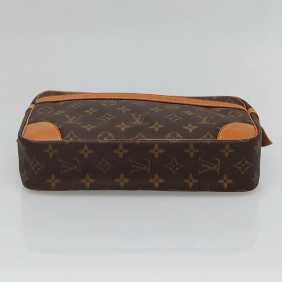 LOUIS VUITTON Monogram Compiegne 28 Clutch Bag M51845 LV Auth 135528 - Picture 6 of 16